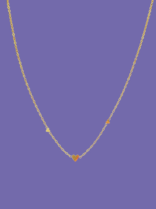 Trinity of Hearts Necklace